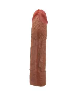 PRETTY LOVE - CHELSEA PENISHÜLLE MIT 7,6 CM VERLÄNGERUNG MULATTE