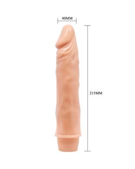 BAILE Zwerg Realistischer Vibrator 21 cm - Fleisch