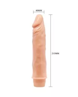 BAILE Zwerg Realistischer Vibrator 21 cm - Fleisch