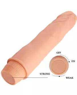 BAILE Zwerg Realistischer Vibrator 21 cm - Fleisch