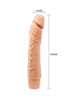 BAILE Dybbuk Realistischer Vibrator 24 cm - Fleisch