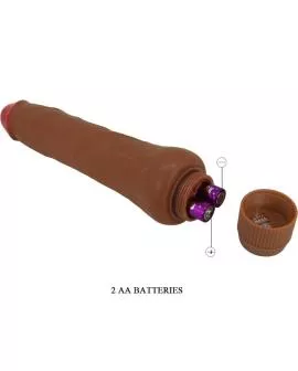 BAILE - DRYAD REALISTISCHER VIBRATOR 25 CM MULATTE