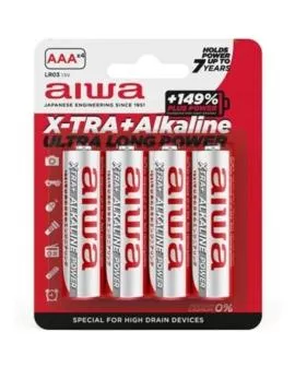 AIWA - X-TRA ALKALINE AAA ALKALINE BATTERIE LR03 BLISTER*4