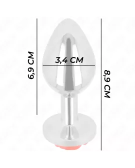 KINK - Rose Analplug in Rot - Größe M