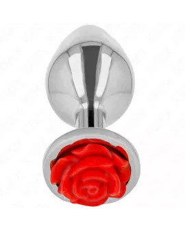 KINK - Rose Analplug in Rot - Größe M