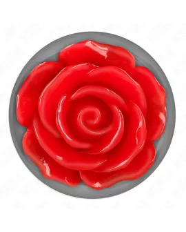 KINK Rose Anal Plug - Rot in der Größe L