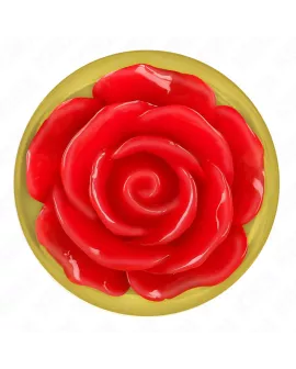 KINK Anal Plug - Gold Rose Rot Größe S