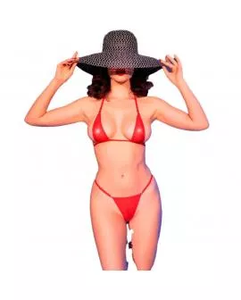 CHILIROSE - CR 4840 MIKROBIKINI ROT S/M