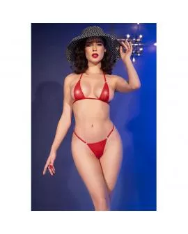 CHILIROSE - CR 4840 MIKROBIKINI ROT S/M