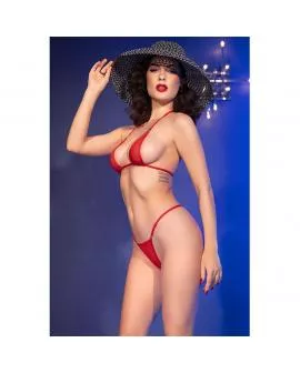 CHILIROSE - CR 4840 MIKROBIKINI ROT S/M
