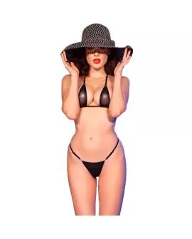 CHILIROSE - CR 4840 Mikrobikini Schwarz S/M