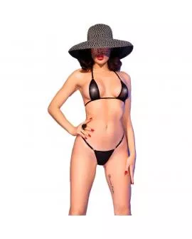 CHILIROSE - CR 4840 MIKROBIKINI SCHWARZ S/M