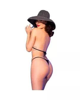 CHILIROSE - CR 4840 Mikrobikini Schwarz S/M