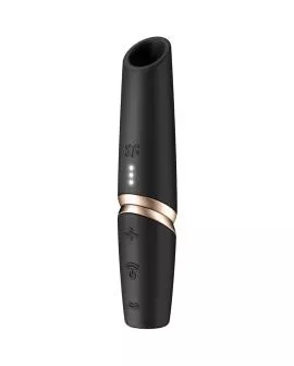 Satisfyer - Perfect Kiss Wave Klitoris-Stimulator Schwarz/Gold