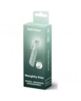 SATISFYER - NAUGHTY KISS WAVE KLITORIS-STIMULATOR AQUAMARIN