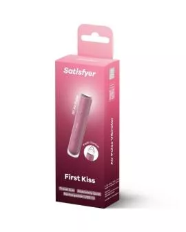 Satisfyer First Kiss Wave Klitoris-Stimulator - Granat
