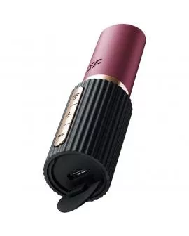 SATISFYER - PRO 2 KISS WAVE KLITORIS-STIMULATOR GRANAT / SCHWARZ