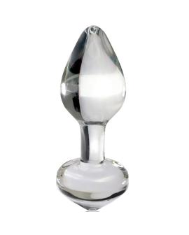 Icicles N. 44 - Transparenter Glas-Analplug