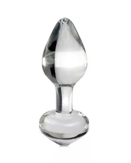 Icicles N. 44 - Transparenter Glas-Analplug