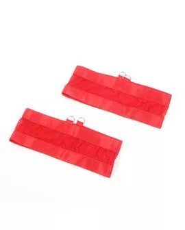 Subblime Roter Bondage-BH mit Strumpfband-Set S/M - 955250