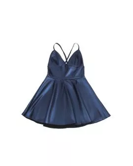 SUBBLIME - 955427 KLEID MIT BLAUEN LEDERTRÄGERN L/XL