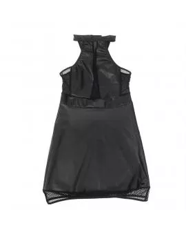 SUBBLIME - 955472 NECKHOLDER-KLEID MIT TRANSPARENZEN, SCHWARZ, S/M