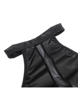 SUBBLIME Neckholder-Kleid mit Transparenzen - Schwarz S/M
