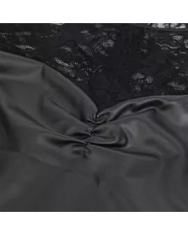 SUBBLIME - 955601 LANGÄRMELIGES KLEID MIT SCHWARZER SPITZE L/XL