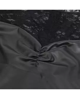 Subblime Langarmkleid mit Schwarzer Spitze S/M - Erotik