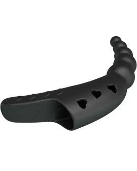 PRETTY LOVE - JORDIN FINGERVIBRATOR 10 VIBRATIONEN SCHWARZ