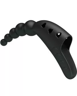 PRETTY LOVE - JORDIN FINGERVIBRATOR 10 VIBRATIONEN SCHWARZ