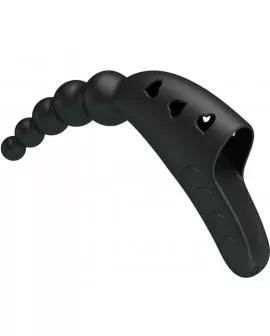 PRETTY LOVE - JORDIN FINGERVIBRATOR 10 VIBRATIONEN SCHWARZ