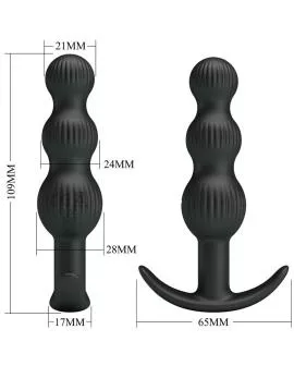 PRETTY LOVE - SIDNEY ANALVIBRATOR 10 VIBRATIONEN SCHWARZ