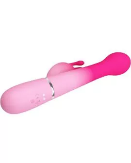 Pretty Love - Dejon 3-in-1 Rabbit Vibrator Rosa