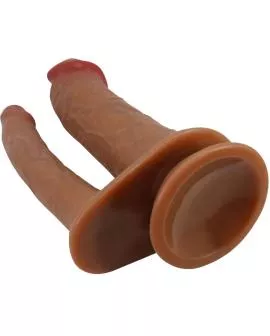 Pretty Love - Goran Realistischer Doppeldildo Mulato