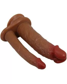 Pretty Love - Goran Realistischer Doppeldildo Mulato