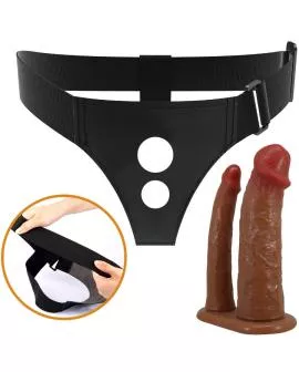 Pretty Love - Keaven Harness Slip Universal Doppeldildo