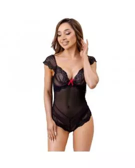 Livco Corsetti Evelyn LC 20243 Body - Spitzenbesatz Schwarz