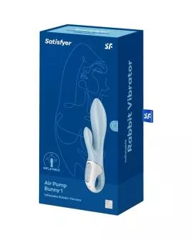 Satisfyer Bunny 1 - Aufblasbarer Kaninchenvibrator Blau