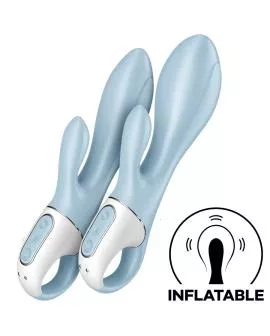 Satisfyer Bunny 1 - Aufblasbarer Kaninchenvibrator Blau