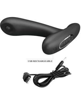 Pretty Love - Remington Anal- und Vaginal-Vibrator Schwarz