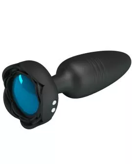 Pretty Love - Tarion Anal Plug mit LED-Licht schwarz 12,5 cm