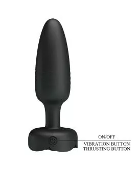 Pretty Love - Tarion Anal Plug mit LED-Licht schwarz 12,5 cm
