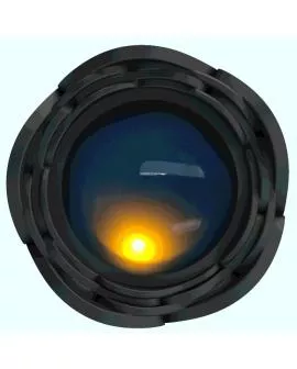 Pretty Love - Tarion Anal Plug mit LED-Licht schwarz 12,5 cm