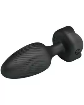 Pretty Love - Varian Anal Plug mit LED-Licht schwarz 10,8 cm
