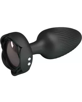 Pretty Love - Varian Anal Plug mit LED-Licht schwarz 10,8 cm