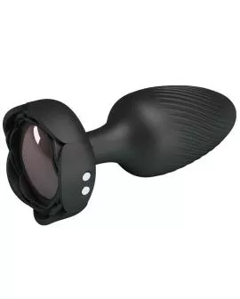 Pretty Love - Osborn Anal Plug mit LED-Licht Schwarz 9,8 cm