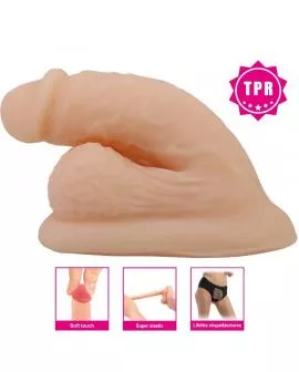 PRETTY LOVE - WILDON ULTRA REALISTISCHER UND ELASTISCHER DILDO 10 CM NATUR