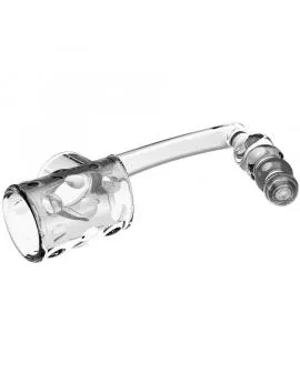 Pretty Love - Transparente Penishülle mit Anal-Plug