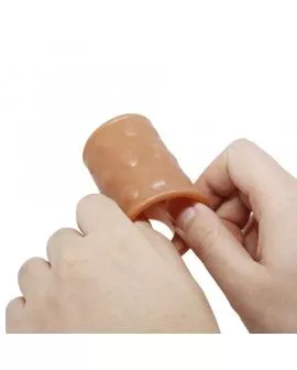 PRETTY LOVE - PENISHÜLLE MIT ANALPLUG NATUR